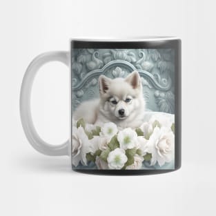 Romantic Pomsky Mug